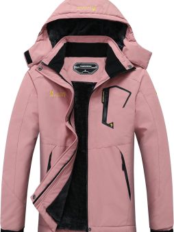 Women's Waterproof Ski Jacket Warm Winter Snow Coat Mountain Windbreaker Hooded Raincoat Jacket