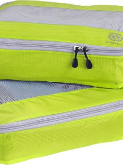 Uncharted Ultra-Lite Packing Cube 2 Piece Set, Neon Yellow, One Size